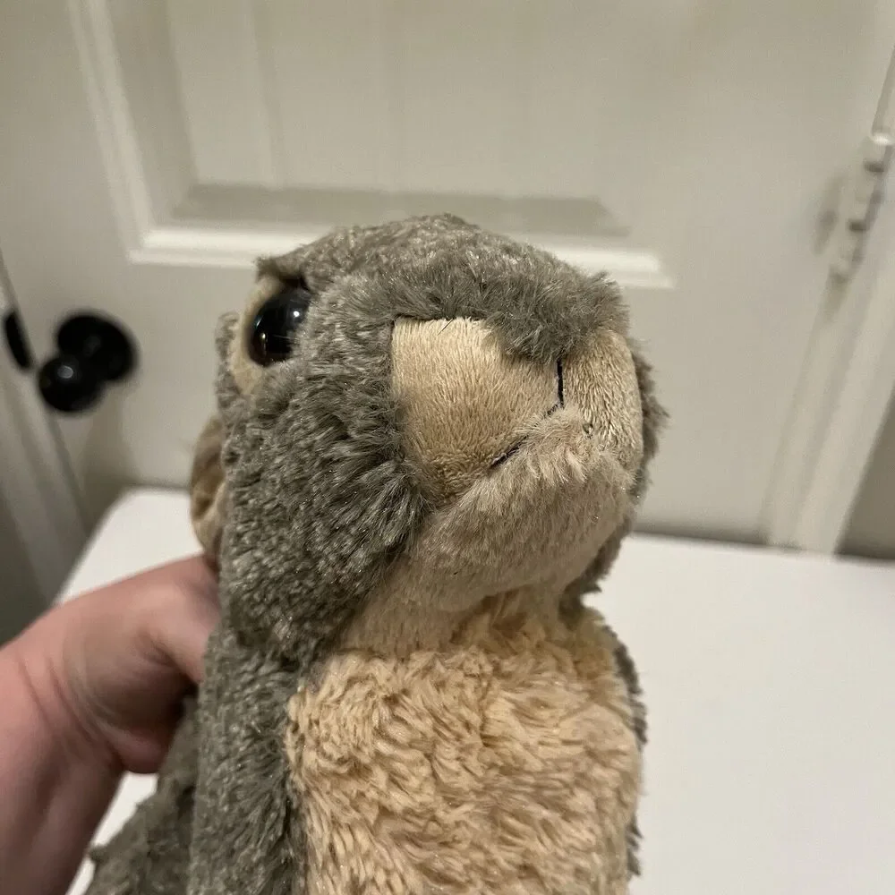 Wild Republic Rabbit Plush Realistic Brown Tan Gray 2019 10